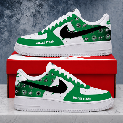 LIMITED EDITION - NEW CUSTOMIZED NHL15 DLS DALLAS STARS AF1 SHOES