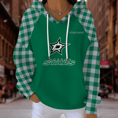 [SUPER SALE] NEW CUSTOMIZED NHL15 DLS DALLAS STARS RIBBED HOODIE & SWEATSHIRT