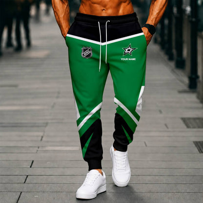 LIMITED EDITION - NEW CUSTOMIZED NHL15 DLS DALLAS STARS UNISEX LONG PANTS