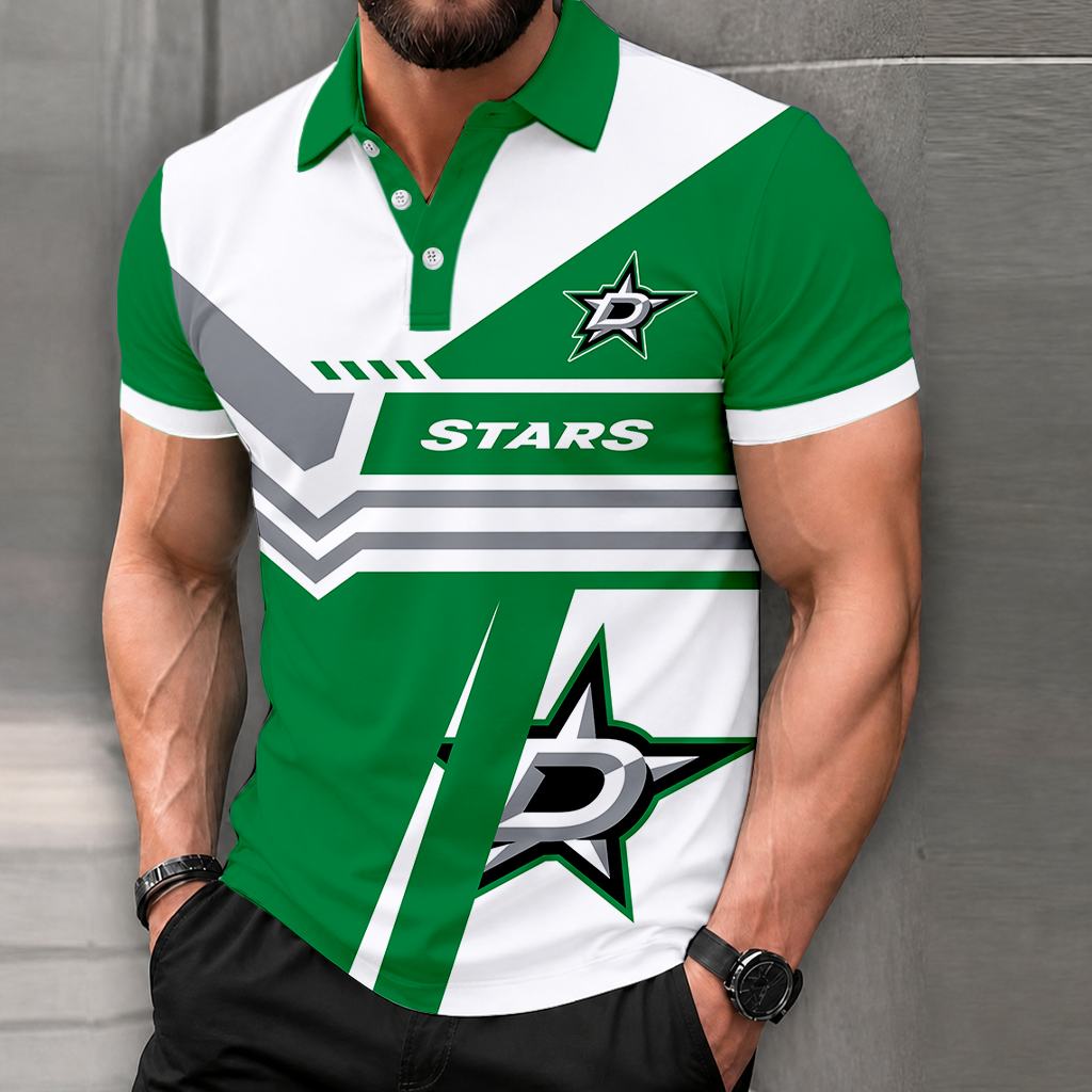 LIMITED EDITION - NEW CUSTOMIZED NHL15 DLS DALLAS STARS POLO SHIRT, ZIP POLO SHIRT & T-SHIRTS