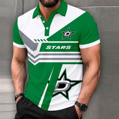 LIMITED EDITION - NEW CUSTOMIZED NHL15 DLS DALLAS STARS POLO SHIRT, ZIP POLO SHIRT & T-SHIRTS