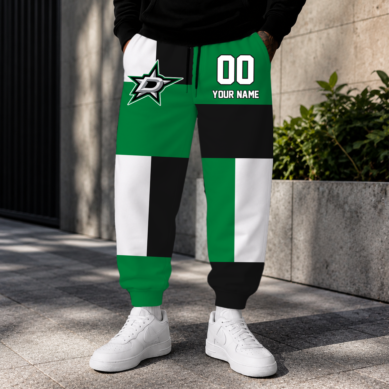 LIMITED EDITION - NEW CUSTOMIZED NHL15 DLS DALLAS STARS SWEATPANTS