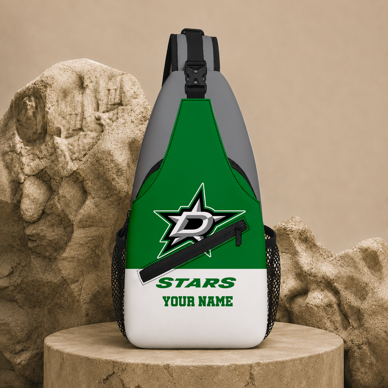 LIMITED EDITION - NEW CUSTOMIZED NHL15 DLS DALLAS STARS SLING BAG