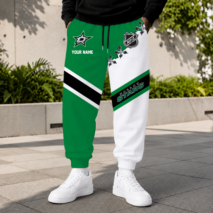 LIMITED EDITION - NEW CUSTOMIZED NHL15 DLS DALLAS STARS SWEATPANTS