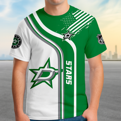 ELITE EDITION - NEW CUSTOMIZED NHL15 DLS DALLAS STARS POLO SHIRT, ZIP POLO SHIRT & T-SHIRTS