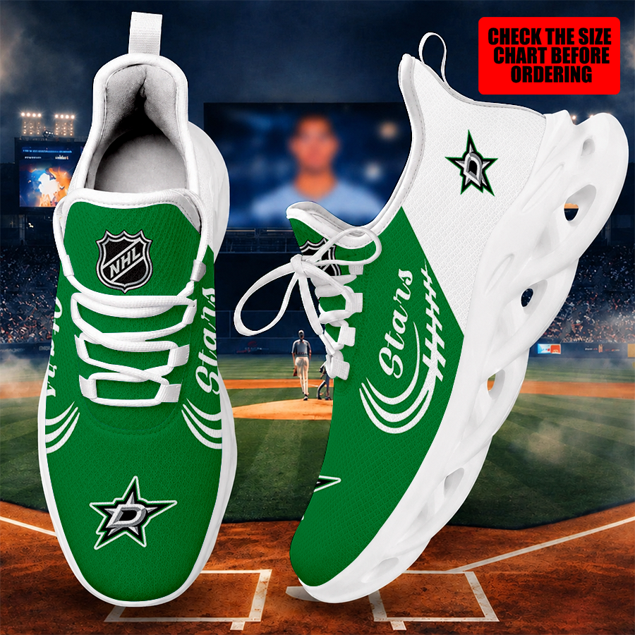 [SUPER SALE ] NEW CUSTOMIZED NHL15 DLS DALLAS STARS MAX SOUL SHOES