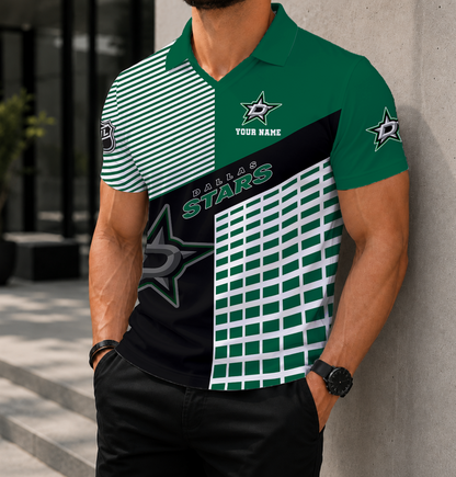 VIRAL EDITION - NEW CUSTOMIZED NHL15 DLS DALLAS STARS POLO SHIRT