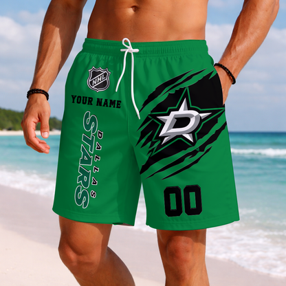 LIMITED EDITION - NEW CUSTOMIZED NHL15 DLS DALLAS STARS SHORT PANTS