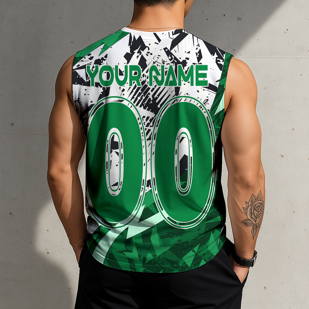 LIMITED EDITION - NEW CUSTOMIZED NHL15 DLS DALLAS STARS TANK TOP & GYM SHIRT