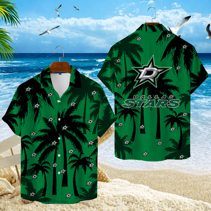 LIMITED EDITION - NEW CUSTOMIZED NHL15 DLS DALLAS STARS UNISEX HAWAIIAN SHIRT