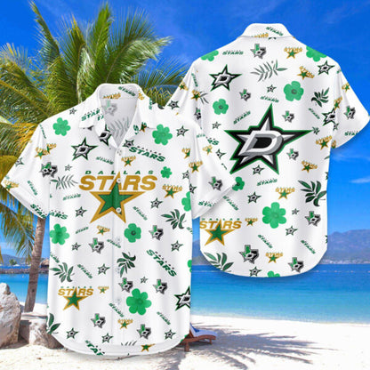 LIMITED EDITION - NEW CUSTOMIZED NHL15 DLS DALLAS STARS UNISEX HAWAIIAN SHIRT