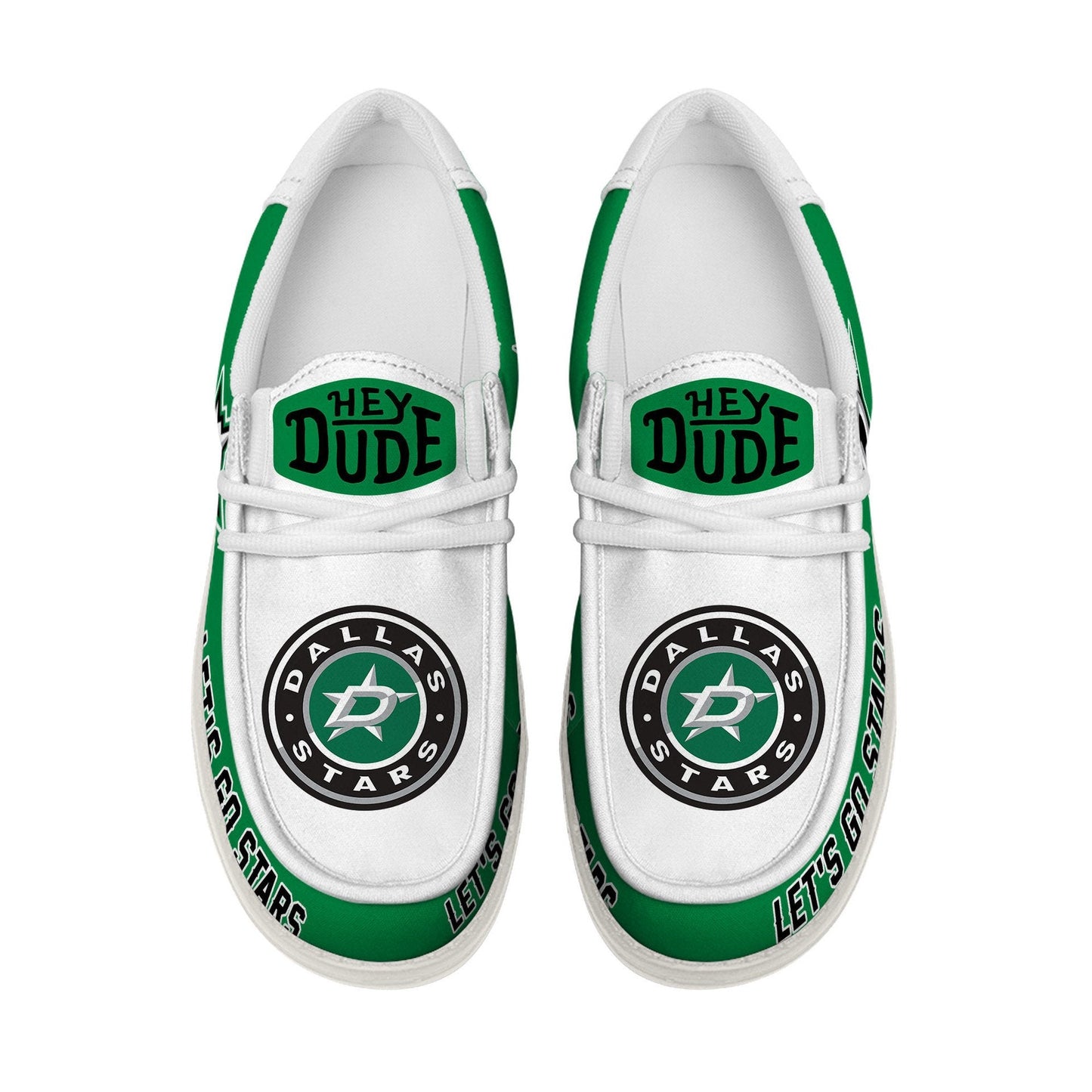LIMITED EDITION - NEW CUSTOMIZED NHL15 DLS DALLAS STARS LOAFER SHOES
