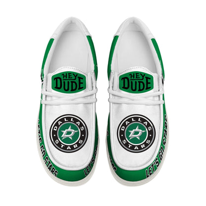LIMITED EDITION - NEW CUSTOMIZED NHL15 DLS DALLAS STARS LOAFER SHOES