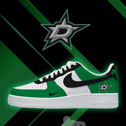 LIMITED EDITION - NEW CUSTOMIZED NHL15 DLS DALLAS STARS AF1 SHOES