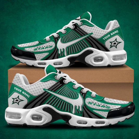 LIMITED EDITION - NEW CUSTOMIZED NHL15 DLS DALLAS STARS AIR MAX PLUS SNEAKERS