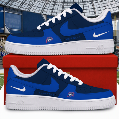 [FAN FAVORITE] NEW CUSTOMIZED WNBA15 DTS DETROIT SHOCK AF1 SNEAKERS