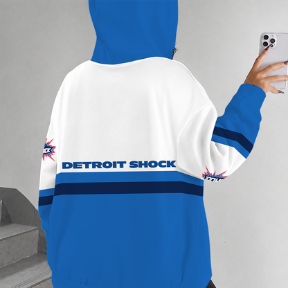 [FAN FAVORITE] NEW CUSTOMIZED WNBA15 DTS DETROIT SHOCK ZIP HOODIE