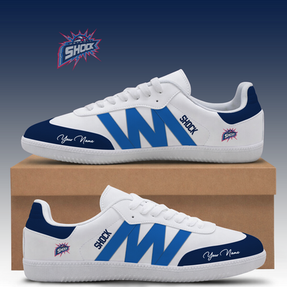 [FAN FAVORITE] NEW CUSTOMIZED WNBA15 DTS DETROIT SHOCK CLASSIC SNEAKERS