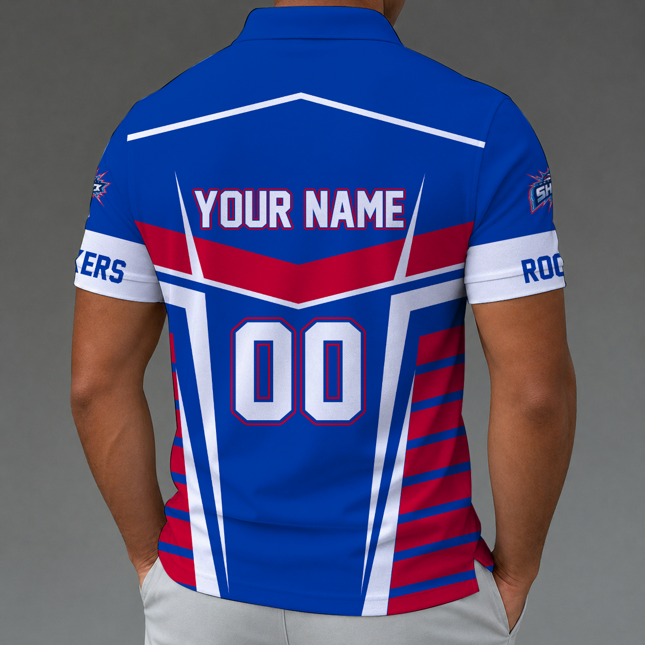 [FAN FAVORITE] NEW CUSTOMIZED WNBA15 DTS DETROIT SHOCK POLO SHIRT
