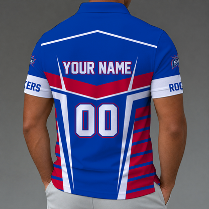 [FAN FAVORITE] NEW CUSTOMIZED WNBA15 DTS DETROIT SHOCK POLO SHIRT