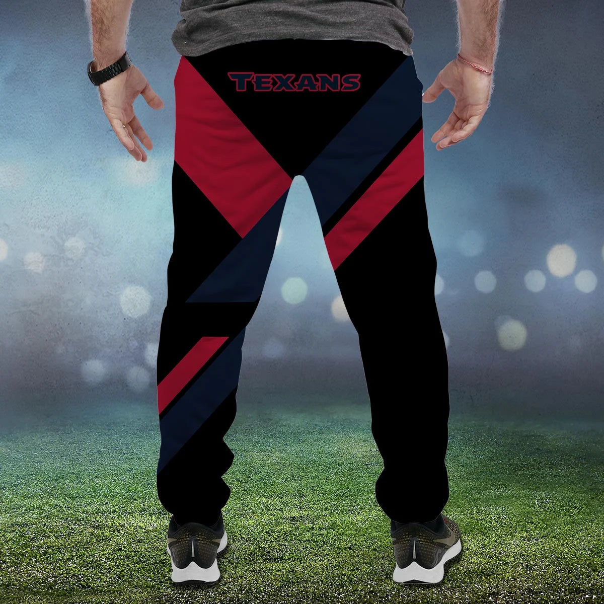LIMITED EDITION - NEW CUSTOMIZED NFL15 HTT HOUSTON TEXANS SWEATPANTS
