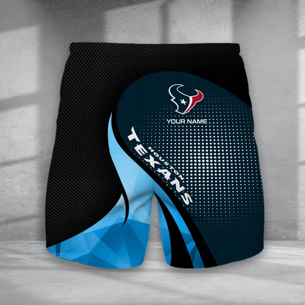 LIMITED EDITION - NEW CUSTOMIZED NFL15 HTT HOUSTON TEXANS POLO, T-SHIRT & SHORT PANTS SET