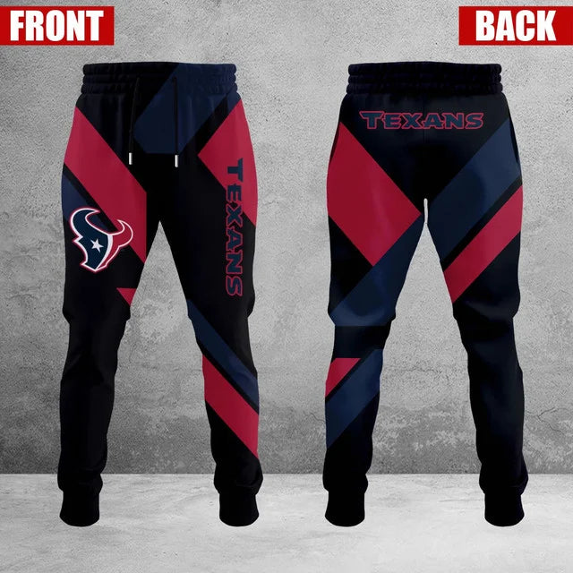 LIMITED EDITION - NEW CUSTOMIZED NFL15 HTT HOUSTON TEXANS SWEATPANTS
