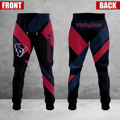 LIMITED EDITION - NEW CUSTOMIZED NFL15 HTT HOUSTON TEXANS SWEATPANTS
