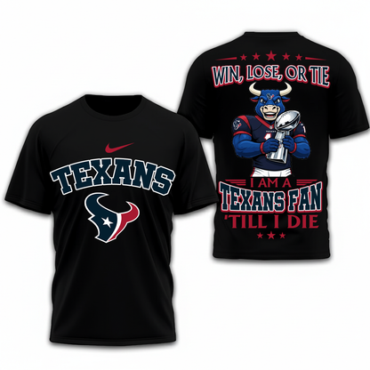 LIMITED EDITION - NEW CUSTOMIZED NFL15 HTT HOUSTON TEXANS UNISEX T-SHIRT, POLO, HOODIE & JACKETS
