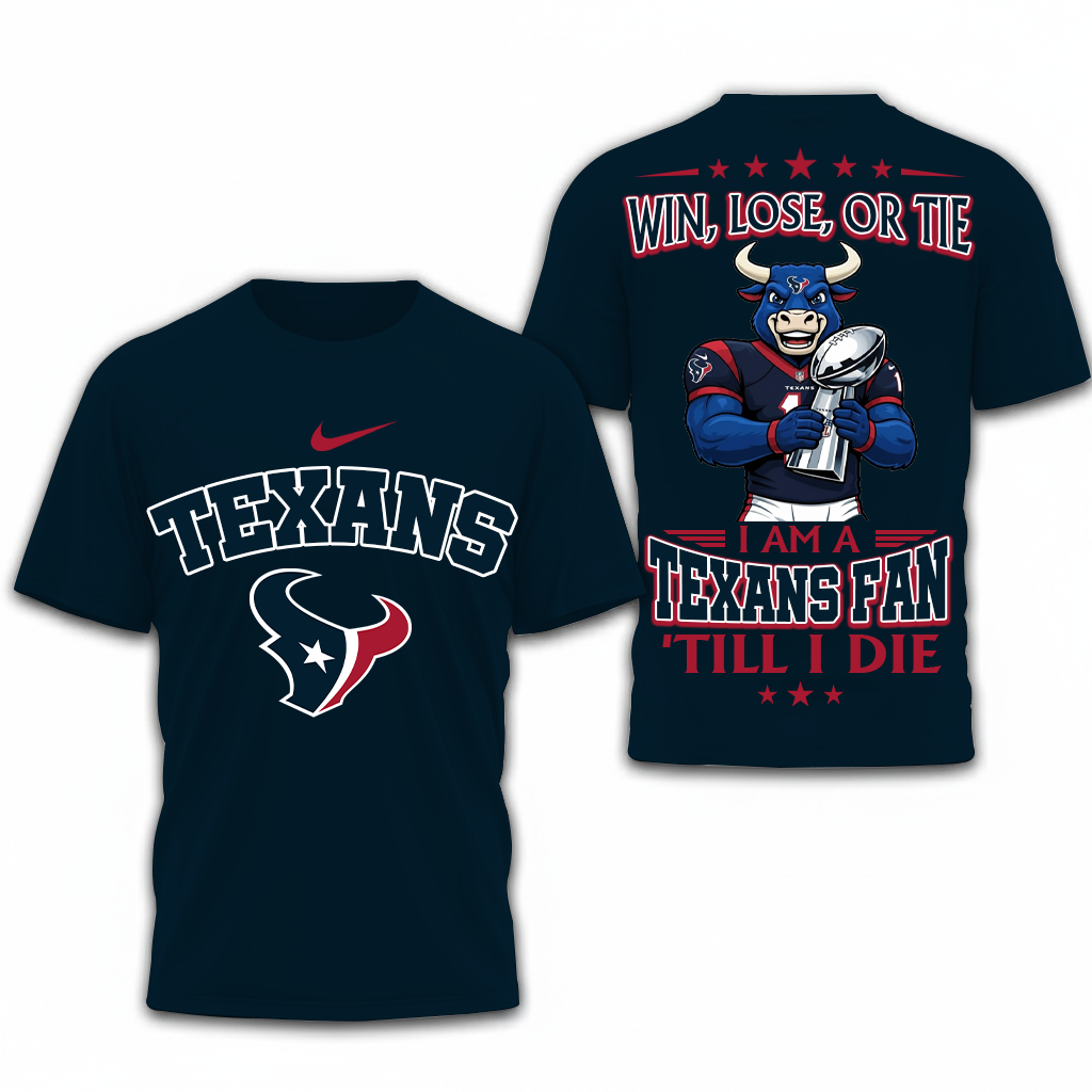 LIMITED EDITION - NEW CUSTOMIZED NFL15 HTT HOUSTON TEXANS UNISEX T-SHIRT, POLO, HOODIE & JACKETS