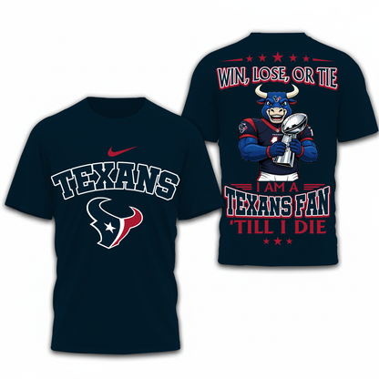 LIMITED EDITION - NEW CUSTOMIZED NFL15 HTT HOUSTON TEXANS UNISEX T-SHIRT, POLO, HOODIE & JACKETS