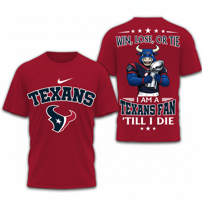 LIMITED EDITION - NEW CUSTOMIZED NFL15 HTT HOUSTON TEXANS UNISEX T-SHIRT, POLO, HOODIE & JACKETS