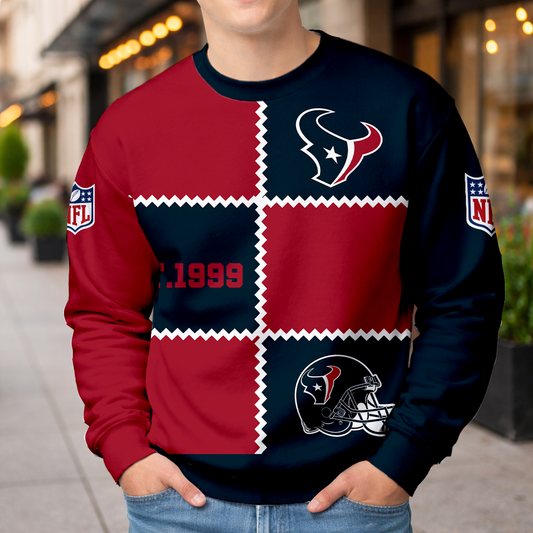 LIMITED EDITION - NEW CUSTOMIZED NFL15 HTT HOUSTON TEXANS UNISEX T-SHIRT, POLO, HOODIE & JACKETS