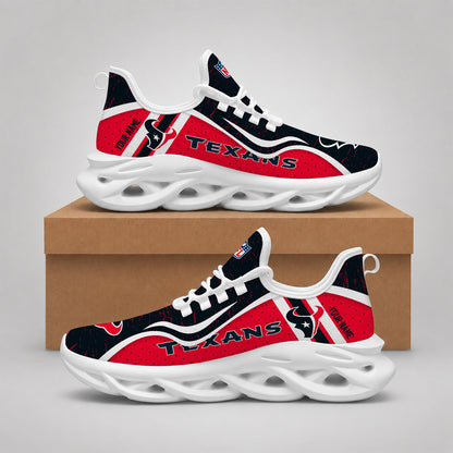 SPECIAL EDITION - NEW CUSTOMIZED NFL15 HTT HOUSTON TEXANS MAX SOUL SHOES