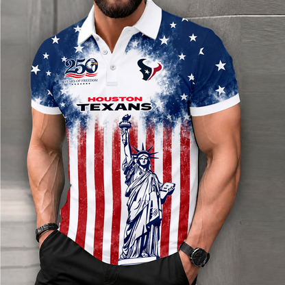 LIMITED EDITION - NEW CUSTOMIZED NFL15 HTT HOUSTON TEXANS POLO SHIRT, ZIP POLO SHIRT & T-SHIRTS