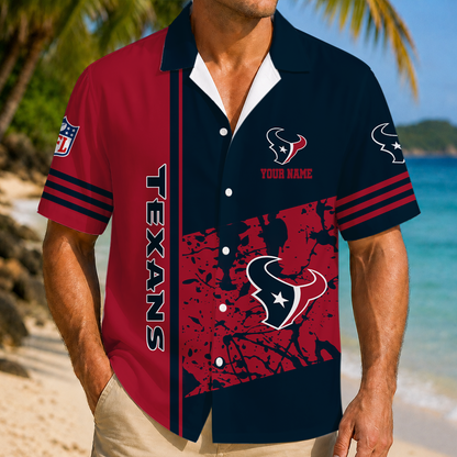 LIMITED EDITION - NEW CUSTOMIZED NFL15 HTT HOUSTON TEXANS UNISEX HAWAIIAN SHIRT