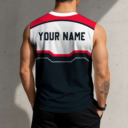 LIMITED EDITION - NEW CUSTOMIZED NFL15 HTT HOUSTON TEXANS MEN'S GYM SHIRT
