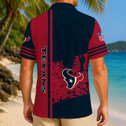 LIMITED EDITION - NEW CUSTOMIZED NFL15 HTT HOUSTON TEXANS UNISEX HAWAIIAN SHIRT