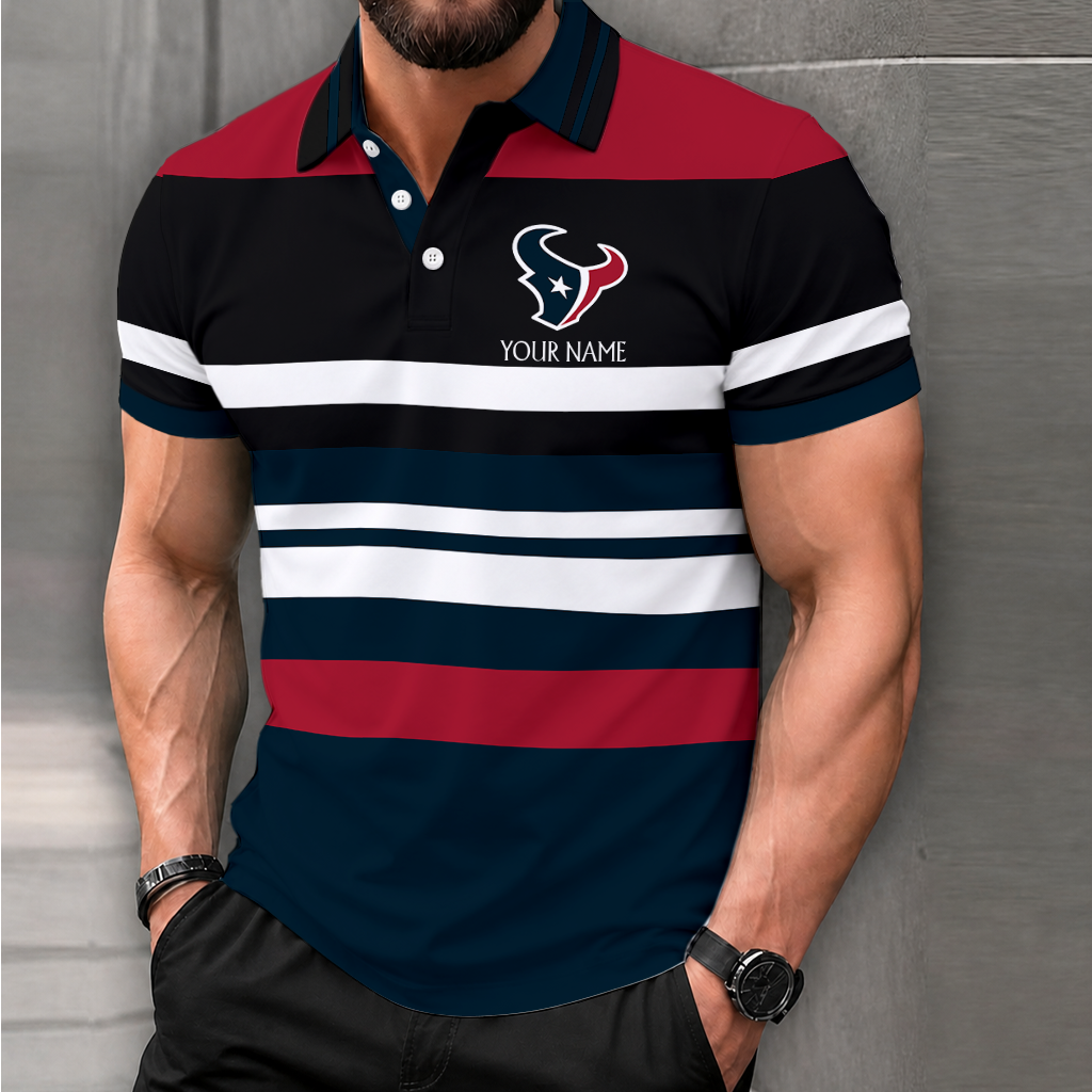 LIMITED EDITION - NEW CUSTOMIZED NFL15 HTT HOUSTON TEXANS T-SHIRT, POLO SHIRT, ZIP POLO SHIRT, SWEATSHIRT, HOODIE & ZIP HOODIE