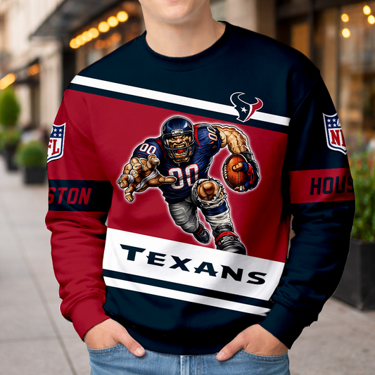 LIMITED EDITION - NEW CUSTOMIZED NFL15 HTT HOUSTON TEXANS UNISEX T-SHIRT, POLO, HOODIE & JACKETS