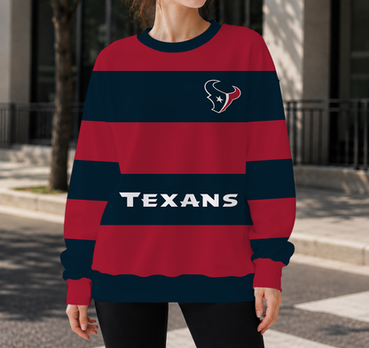 LIMITED EDITION - NEW CUSTOMIZED NFL15 HTT HOUSTON TEXANS UNISEX SWEATSHIRT