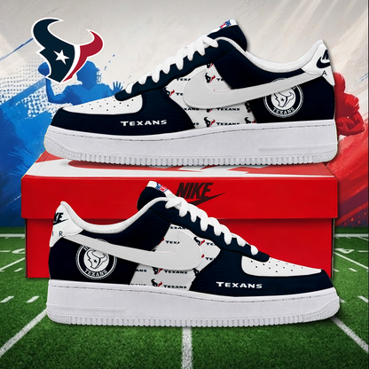 MEGA SALE - NEW CUSTOMIZED NFL15 HTT HOUSTON TEXANS AF1 SNEAKERS