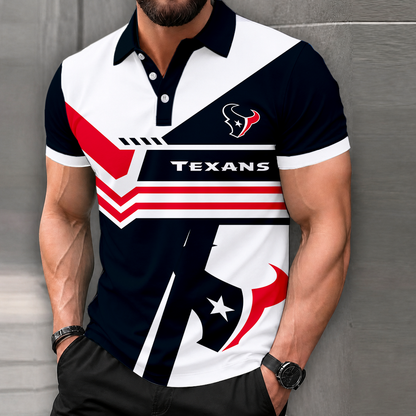 LIMITED EDITION - NEW CUSTOMIZED NFL15 HTT HOUSTON TEXANS POLO SHIRT, ZIP POLO SHIRT & T-SHIRTS