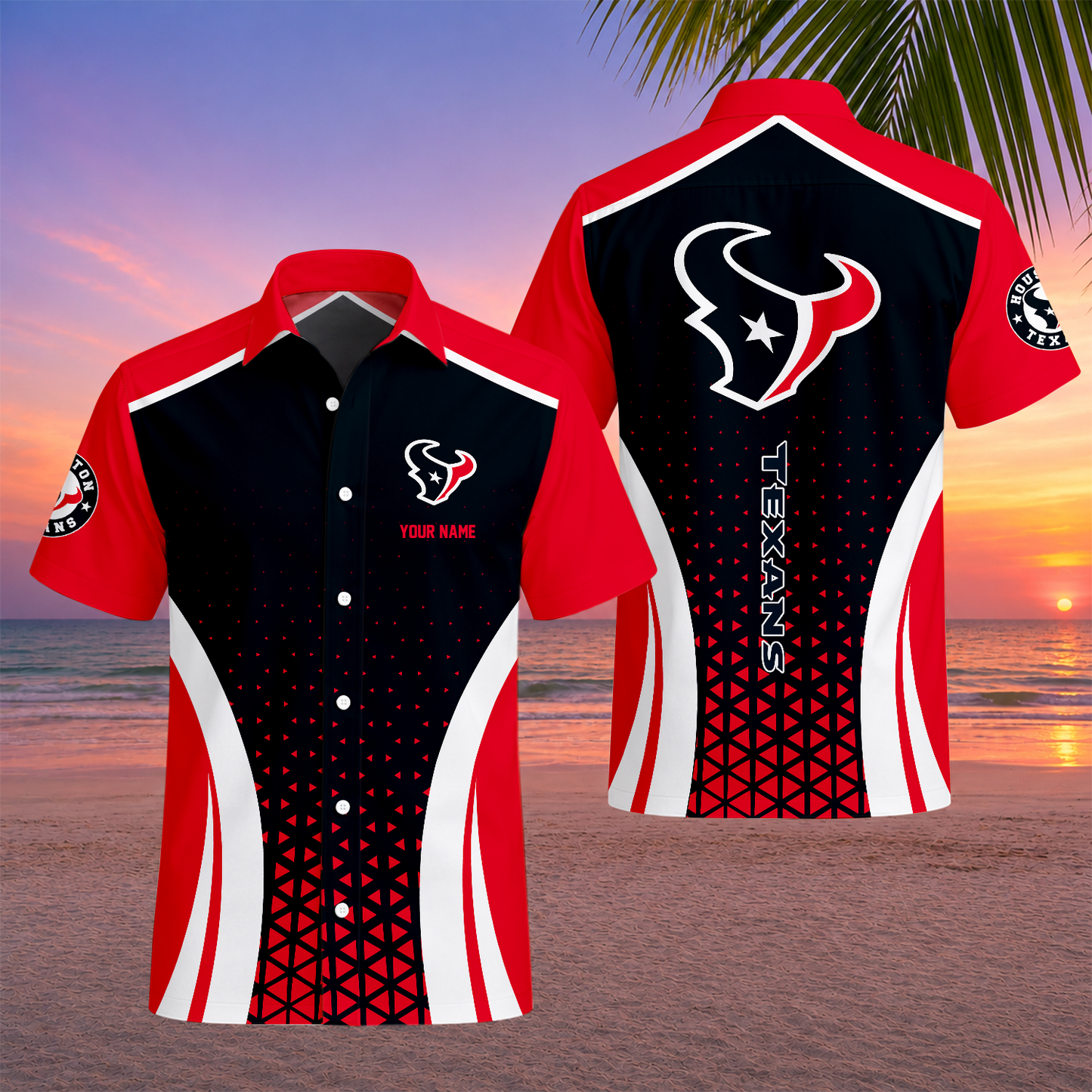 LIMITED EDITION - NEW CUSTOMIZED NFL15 HTT HOUSTON TEXANS UNISEX HAWAIIAN SHIRT