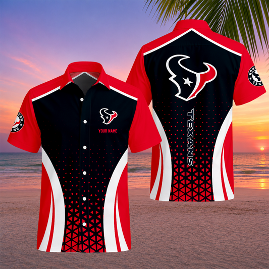 LIMITED EDITION - NEW CUSTOMIZED NFL15 HTT HOUSTON TEXANS UNISEX HAWAIIAN SHIRT
