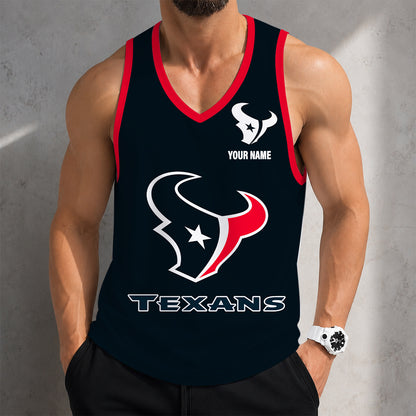 LIMITED EDITION - NEW CUSTOMIZED NFL15 HTT HOUSTON TEXANS TANK TOP