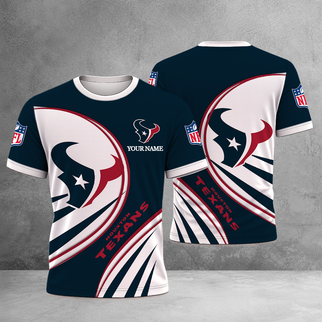 LIMITED EDITION - NEW CUSTOMIZED NFL15 HTT HOUSTON TEXANS T-SHIRT, POLO SHIRT, ZIP POLO SHIRT, SWEATSHIRT, HOODIE & ZIP HOODIE
