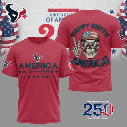 LIMITED EDITION - NEW CUSTOMIZED NFL15 HT TEXANS UNISEX T-SHIRT, SWEATSHIRT, HOODIE & ZIP HOODIE