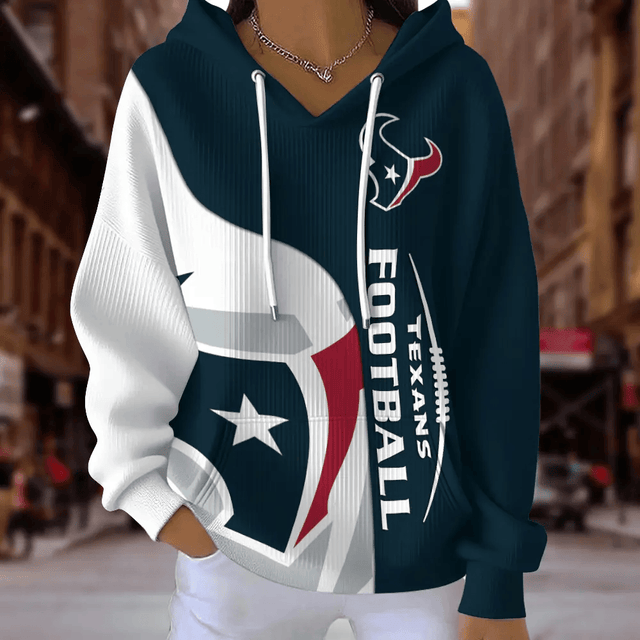 [SPECIAL OFFER] NEW CUSTOMIZED NFL15 HTT HOUSTON TEXANS RIBBED HOODIE & SWEATSHIRT