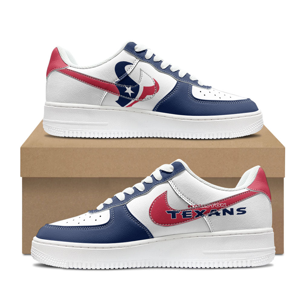 [SPECIAL OFFER] NEW CUSTOMIZED NFL15 HTT HOUSTON TEXANS AF1 SHOES